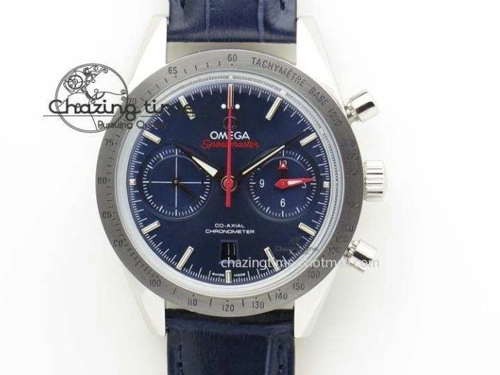0507 Speedmaster Moonwatch OMF 1:1 Best Edition Black Dial Orange Hand on SS Bracelet A Timeless 8044